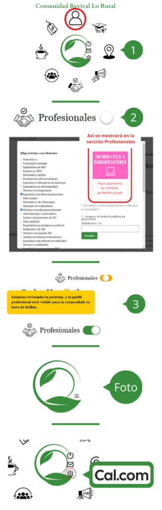 Paso a paso profesionales