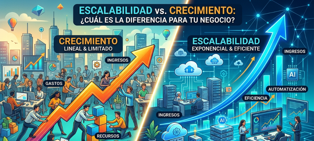 Escalabilidad vs. Crecimiento